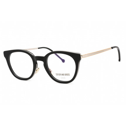 Cutler And Gross Unisex Eyeglasses - Cat Eye Acetate Frame Clear Lens | CG1275 003 ,