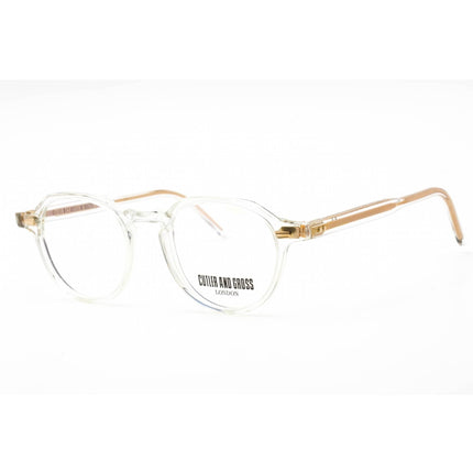 Cutler And Gross Unisex Eyeglasses - Crystal Round Shape Frame Clear Lens | CG1313 002 ,