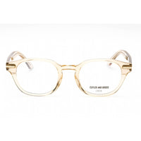 Cutler And Gross Unisex Eyeglasses - Granny Chic Round Frame Clear Lens | CG1356 009 ,