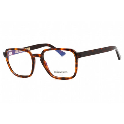 Cutler And Gross Unisex Eyeglasses - Havana Acetate Frame Clear Lens | CGOP136155 002 ,