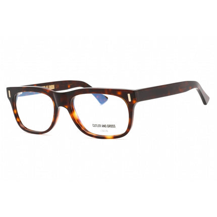 Cutler And Gross Unisex Eyeglasses - Havana Plastic Frame Clear Lens | CGOP136258 002 ,