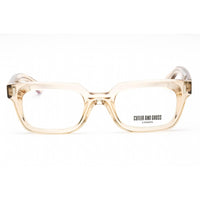 Cutler And Gross Unisex Eyeglasses - Nude Rectangular Frame Clear Lens | CG1306 004 ,