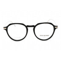 Cutler And Gross Unisex Eyeglasses - Silver/Black/Metallic Round Frame | CG1302 002 ,