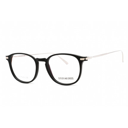 Cutler And Gross Unisex Eyeglasses - Silver/Black/Metallic/Gunmetal Frame | CG1303 001 ,