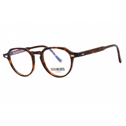 Cutler And Gross Unisex Eyeglasses - Tortoiseshell/Brown Round Frame | CG1313V2 001 ,