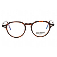 Cutler And Gross Unisex Eyeglasses - Tortoiseshell/Brown Round Frame | CG1313V2 001 ,