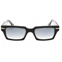 Cutler and Gross Unisex Sunglasses - Black Plastic Rectangular, 54 mm | CGSN1363 001 ,