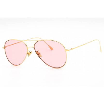 Cutler and Gross Unisex Sunglasses - Full Rim Gold Metal Aviator | CG1266GPLS 002 ,