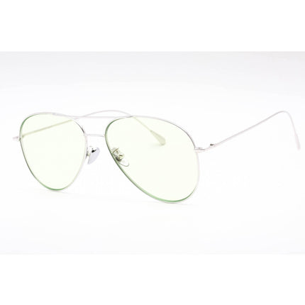 Cutler and Gross Unisex Sunglasses - Full Rim Silver Metal Aviator | CG1266PPLS 002 ,