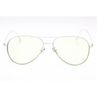 Cutler and Gross Unisex Sunglasses - Full Rim Silver Metal Aviator | CG1266PPLS 002 ,