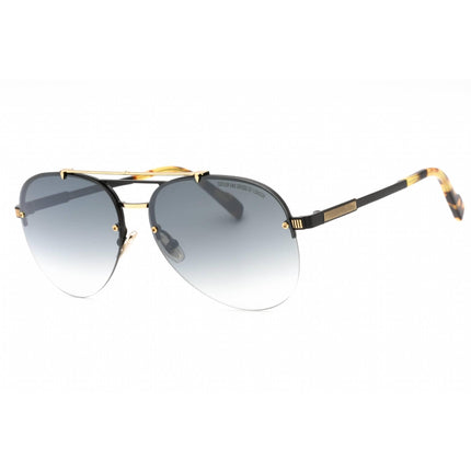 Cutler and Gross Unisex Sunglasses - Half Rim Black/Gold Metal Frame | CGSN1372 001 ,