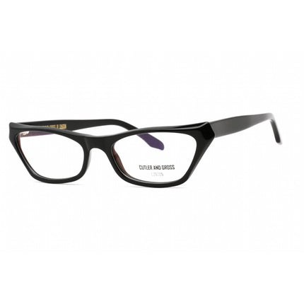 Cutler And Gross Women's Eyeglasses - Black Cat Eye Frame Clear Lens | CG1329 001 ,