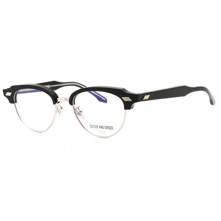 Cutler And Gross Women's Eyeglasses - Black Cat Eye Frame Clear Lens | CG1335 001 ,