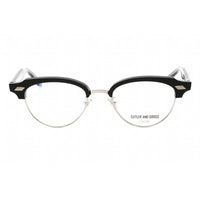 Cutler And Gross Women's Eyeglasses - Black Cat Eye Frame Clear Lens | CG1335 001 ,