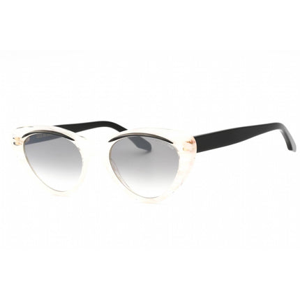 Cutler and Gross Women's Sunglasses - Black/Cream Cat Eye Shape Frame | CG1321S 002 ,