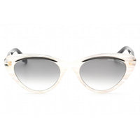 Cutler and Gross Women's Sunglasses - Black/Cream Cat Eye Shape Frame | CG1321S 002 ,