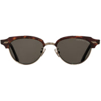 Cutler And Gross Women's Sunglasses - Full Rim Dark Turtle Round Frame | CG1335S 004 ,