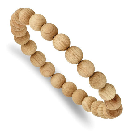 Cypress Wood Stretch Bracelet ,