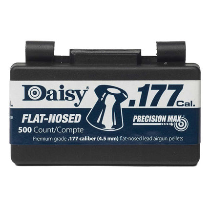 Daisy Pellets - Flat-Nosed Design .177 Caliber Precision Max, 500 Count| 990557612 ,