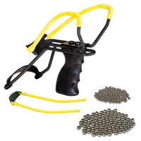 Daisy Slingshot Kit - P51 8 inch Yellow Black with Black Steel Frame | 988153442 ,