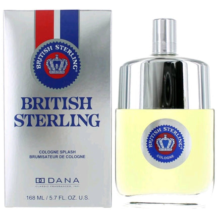 Dana Men's Eau De Cologne Splash - British Sterling Scent Modern Fragrance, 5.7 oz ,