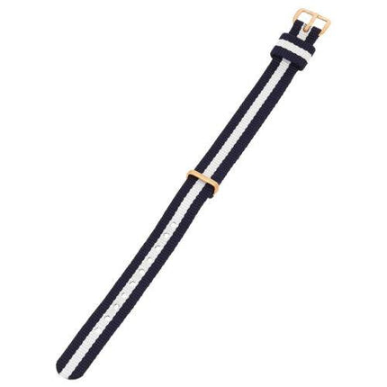 Daniel Wellington BDW-1008DW Women's Classy Glasgow 13mm Nato Navy Blue & White ,