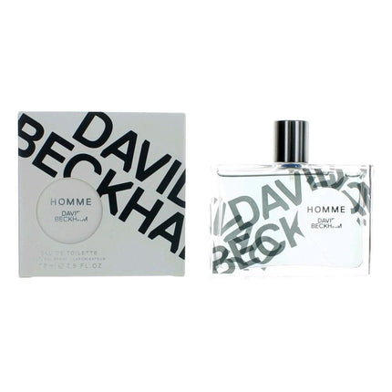 David Beckham Homme by David Beckham, 2.5 oz Eau De Toilette Spray for Men ,