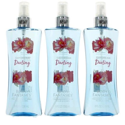 Daydream Darling by Body Fantasies, 3 Pack 8 oz Fragrance Body Spray for Women ,