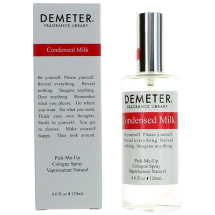 Demeter Unisex Cologne Spray - Condensed Milk Heartwarming Delightful Allure, 4 oz ,