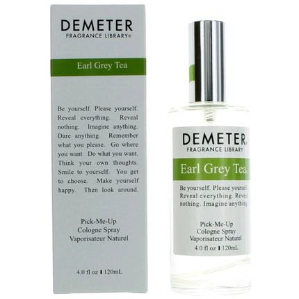 Demeter Women's Cologne Spray - Earl Grey Tea Harmonious Delightful Aroma, 4 oz ,