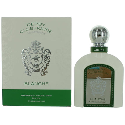 Derby Club House Blanche by Armaf, 3.4 oz Eau De Toilette Spray for Men ,