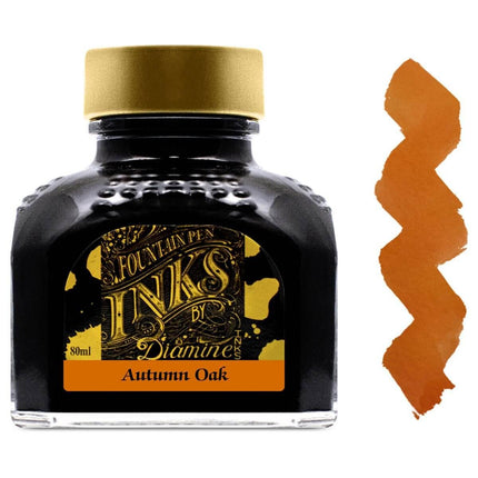 Diamine Fountain Pen Ink Bottle - 80 ml Autumn Oak | 7102 ,