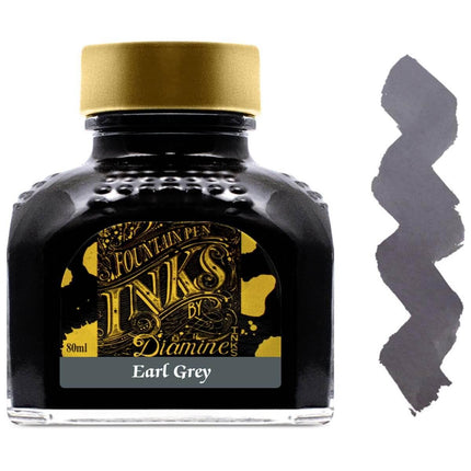 Diamine Fountain Pen Ink Bottle - 80 ml Earl Grey | 7106 ,