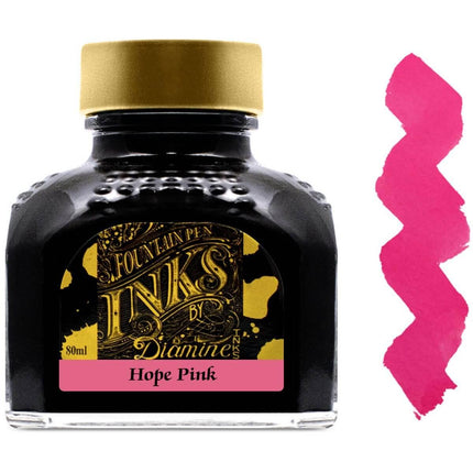 Diamine Fountain Pen Ink Bottle - 80 ml Hope Pink | 7059 ,