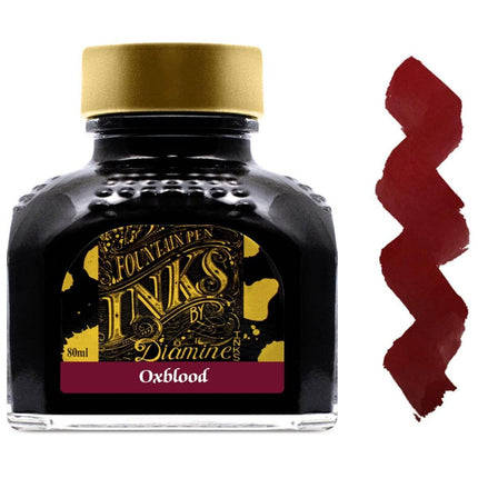 Diamine Fountain Pen Ink Bottle - 80 ml Oxblood | 7079 ,