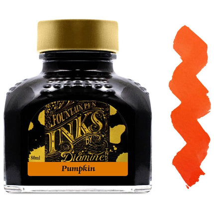 Diamine Fountain Pen Ink Bottle - 80 ml Pumpkin | 7054 ,