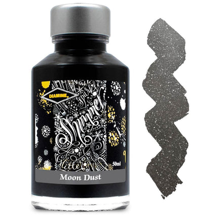 Diamine Fountain Pen Ink Bottle - Shimmer, Moon Dust, 50 ml | 9013 ,