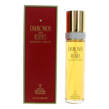Diamonds & Rubies by Elizabeth Taylor, 3.3 oz Eau De Toilette Spray for Women ,