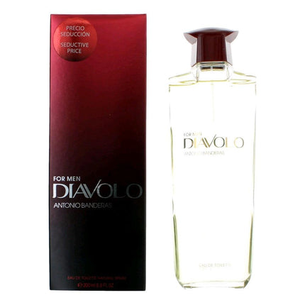 Diavolo by Antonio Banderas, 6.7 oz Eau De toilette Spray for Men ,
