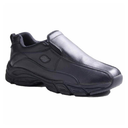Dickies Men's Work Shoes - Slip Resisting Black Athletic Slip-On | SR4015 ,