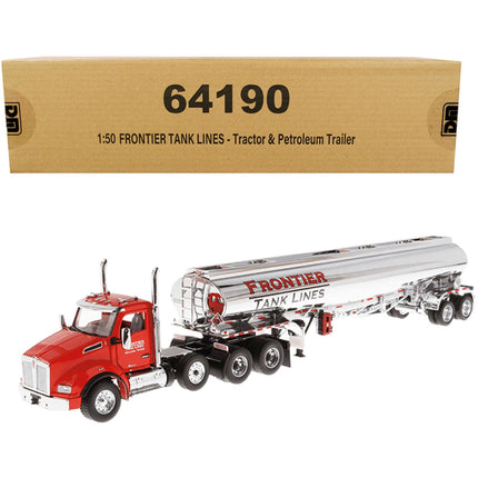 Diecast Masters 1/50 Model Tractor and Petroleum Trailer - Frontier Tank Lines ,