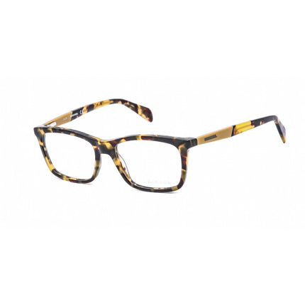 Diesel Men's Eyeglasses - Blonde Havana Rectangular Shape Acetate Frame | DL5089 052 ,
