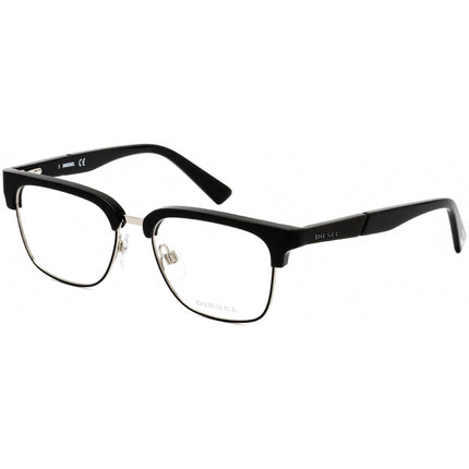 Diesel Men's Eyeglasses - Full Rim Black and Grey Square Shaped Frame | DL5247 020 ,