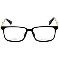 Diesel Men's Eyeglasses - Matte Black/Yellow Rectangular Shaped Frame | DL5290 002 ,