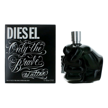 Diesel Only The Brave Tattoo by Diesel, 4.2 oz Eau De Toilette Spray for Men ,