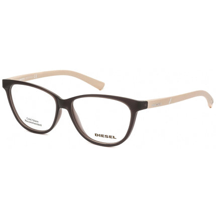 Diesel Women's Eyeglasses - Full Rim Grey and Pink Cat Eye Shaped Frame | DL5180 020 ,