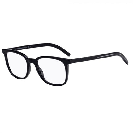 Dior Men's Eyeglasses - Black Full Rim Acetate Rectangular Frame | BLACKTIE252 807 ,