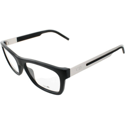 Dior Men's Eyeglasses - Black Full Rim Rectangular Frame Demo Lens | BLACKTIE184 05LH ,
