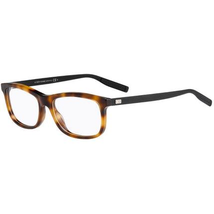 Dior Men's Eyeglasses - Black/Havana Rectangular Frame Demo Lens | BLACKTIE199F 0NEW ,