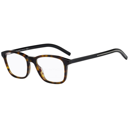 Dior Men's Eyeglasses - Havana Black Full Rim Rectangular Frame | BLACKTIE243 581 ,